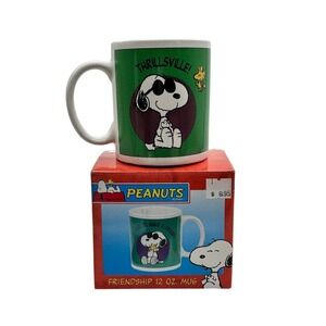 Snoopy Joe Cool‎ & Woodstock Mug • Vandor Thrillsville Peanuts 12 Oz Ceramic Cup
